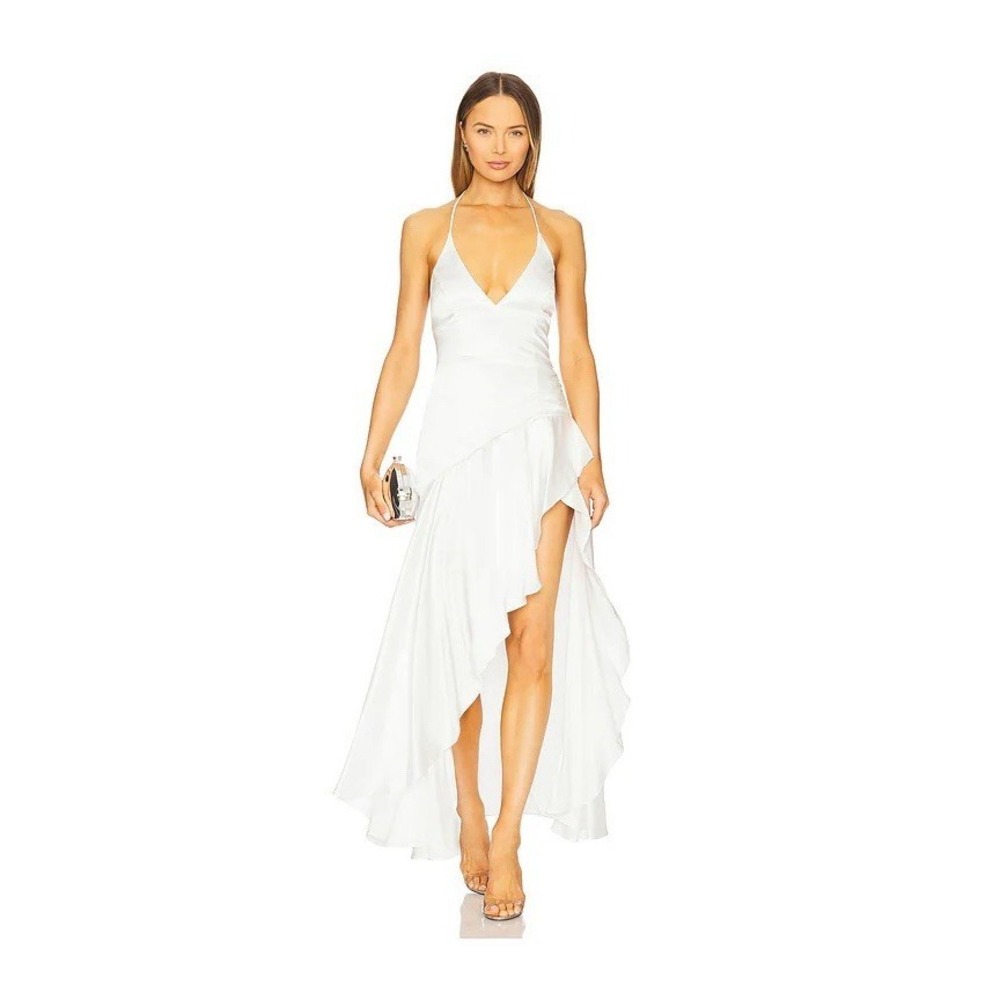 Bardot Womens Orchid White Sorella Halter Dress Sz 6, NWT. $169